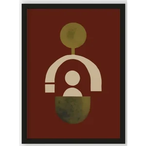Art Print 2 Red Forma Authentiek